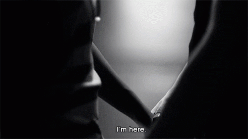 I am here...
